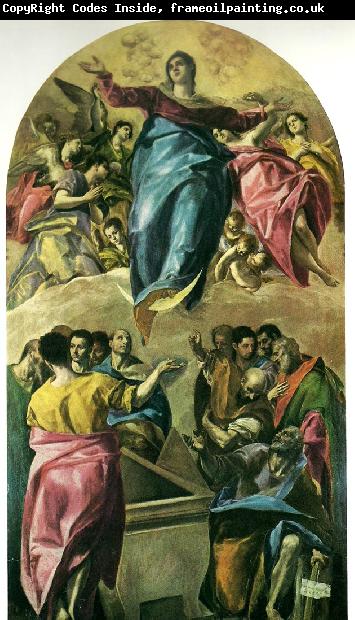 El Greco assumption of the virgin